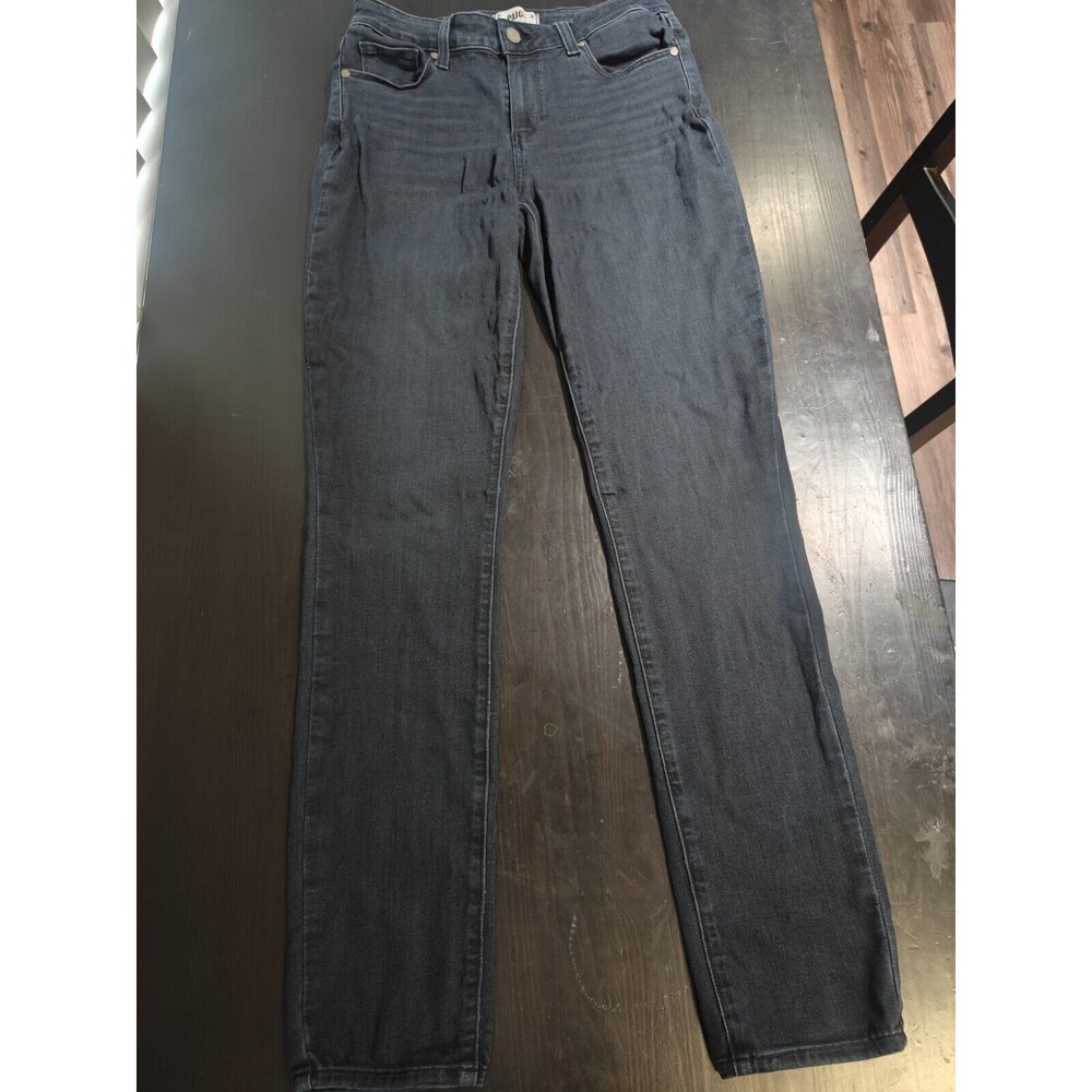 Paige Skyline Skinny Jeans Womens 29 Blue Dark Wash